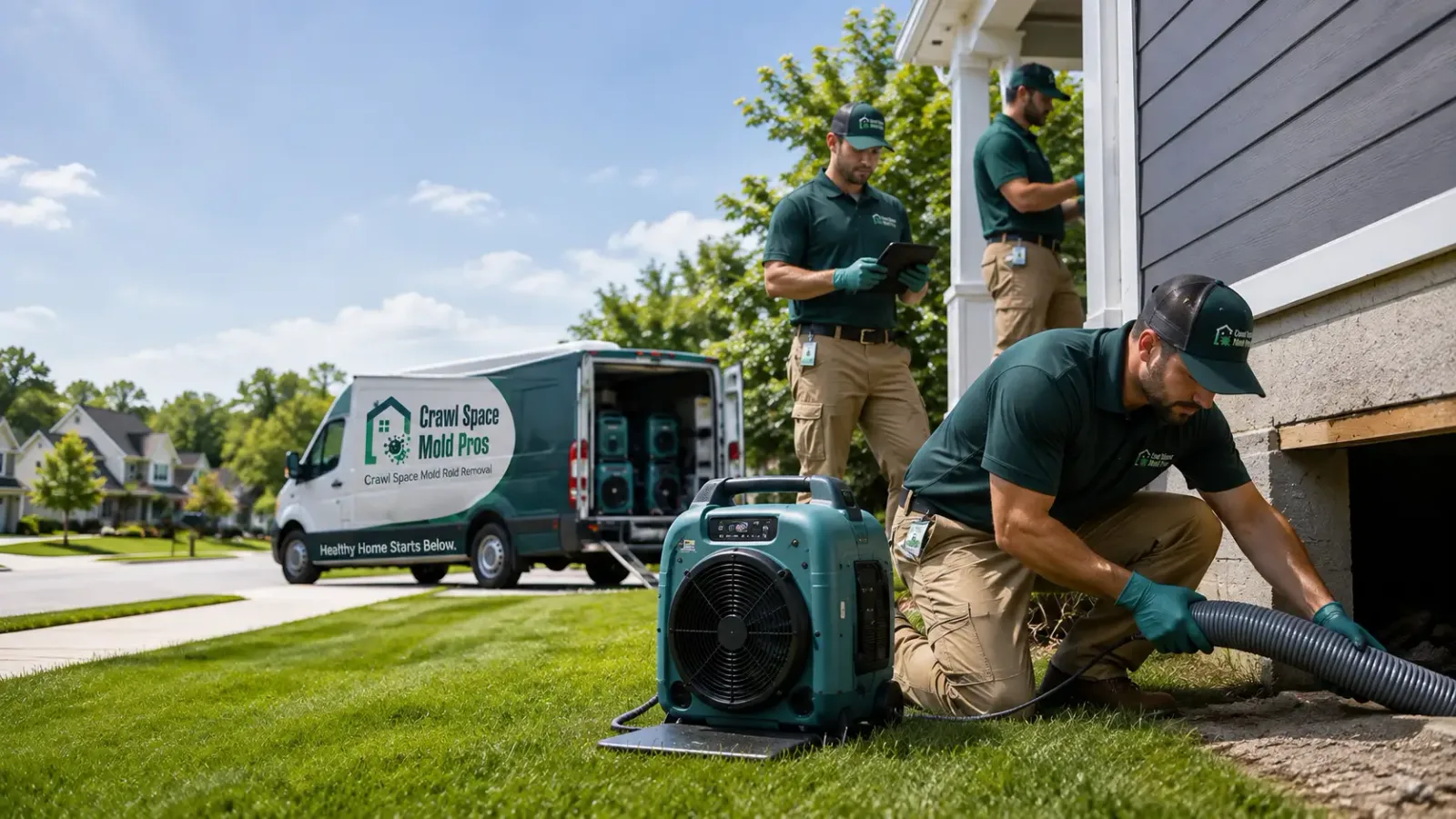 Crawl Space Mold Removal in Circleville, KS